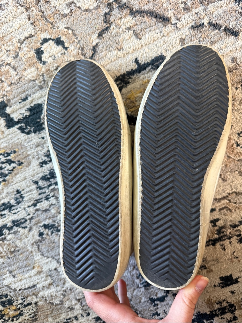 Golden Goose Superstar Sneakers in White and Gold - Picture 7 of 7